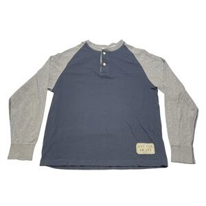 Cremieux Blue & Gray Long Sleeve Shirt Men’s Size Large Daniel Cremieux Preppy